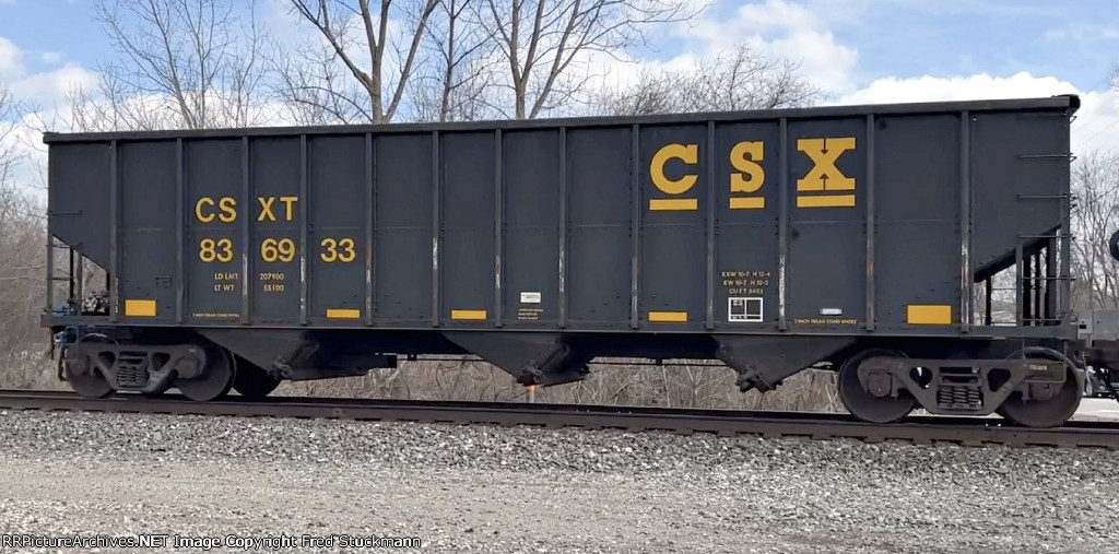 CSX 836933 is new to rrpa.